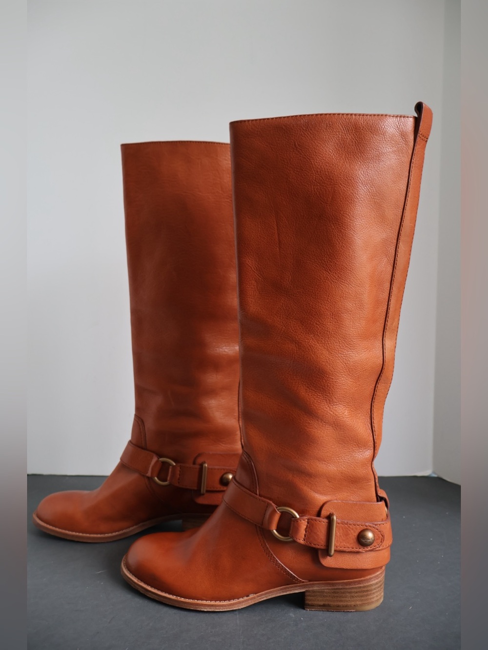 Coach Natalie Leather Riding Boots Size 6B - Picture 4 of 10